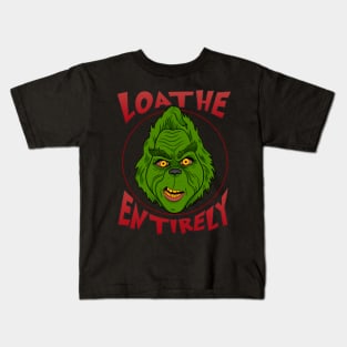 Loathe Entirely- Red Kids T-Shirt